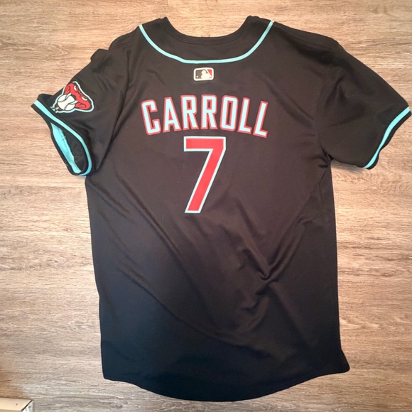 Nike Black Jersey with Teal Trim - Picture 2 of 3